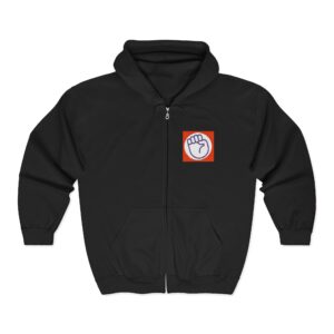 Embroidered Empowered Logo Zip Hoodie