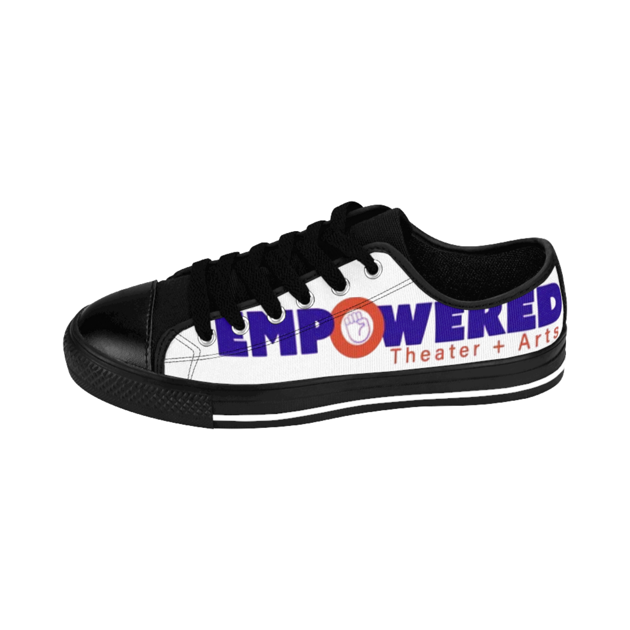 Empowered Theater + Arts Low-Top Sneakers — Men's Logo Canvas Shoes - Image 4