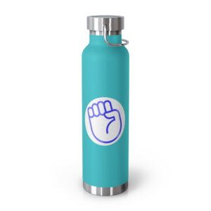 ETA Logo 22oz Copper Vacuum Water Bottle — Inspirational Insulated Thermos